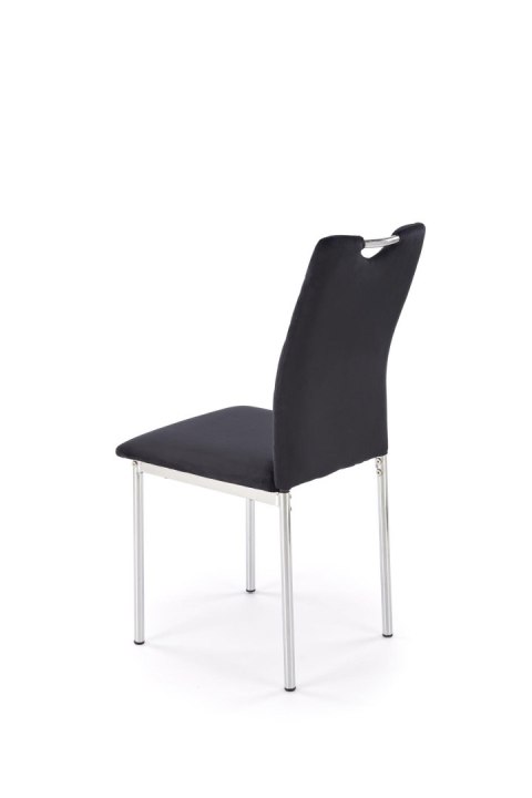 K578 krzesło czarny / srebrny