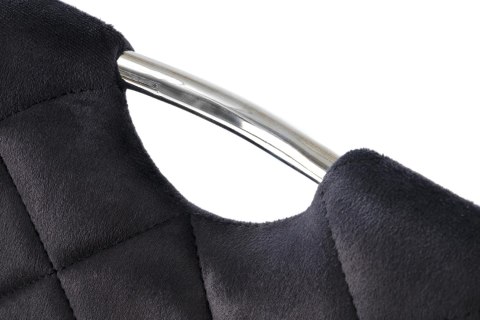 K578 krzesło czarny / srebrny