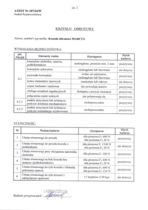 MARCUS fotel gabinetowy czarny