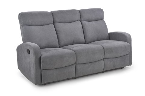 OSLO 3S, sofa 3S ciemny popiel