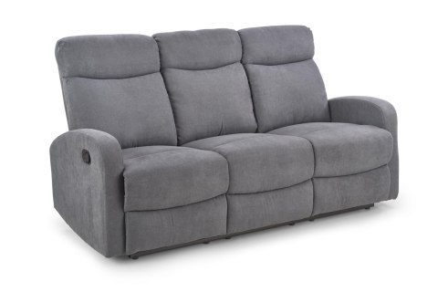 OSLO 3S, sofa 3S ciemny popiel