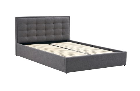 PADVA 140cm łóżko z pojemnikiem popielaty