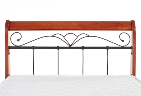 VERONICA łóżko 90 cm czereśnia ant./czarny