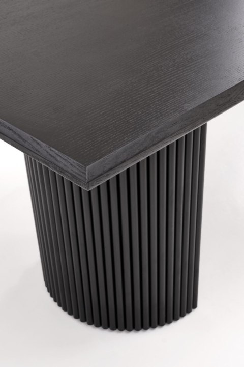 BOLERO stół rozkładany 160-250x90x78 cm dąb naturalny/czarny