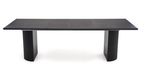 BOLERO stół rozkładany 160-250x90x78 cm dąb naturalny/czarny