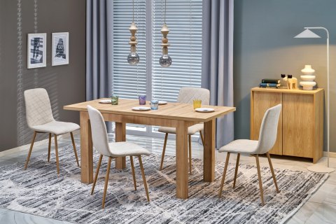 GIZMO stół rozkładany blat - dąb artisan, nogi - dąb artisan