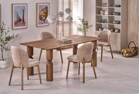 MELTON stół rozkładany 200-300x101x76 cm jasny orzech