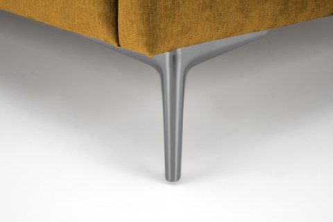 MODULO W5 łóżko 160 - wezgłowie musztardowy tap. Monolith 48