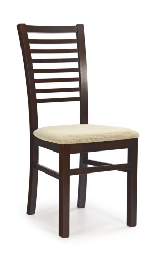 GERARD6 krzesło ciemny orzech / tap: Torent Beige
