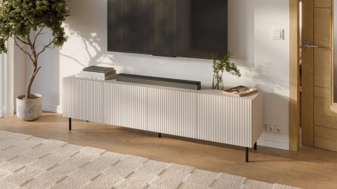 PAXOS RTV-2 TV stolik RTV 200 cm, kolor: kaszmir - czarny