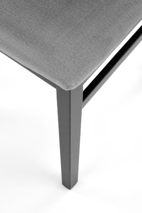 SYLWEK1 krzesło czarny / tap: velvet Monolith 85 (popiel)