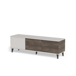 RANDOM 2 RTV-1 stolik RTV 150 cm kaszmir / orzech / czarny