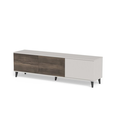RANDOM 2 RTV-2 stolik RTV 180 cm kaszmir / orzech / czarny