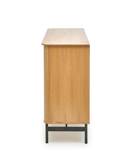 SMART komoda KM-1 dąb naturalny/czarny