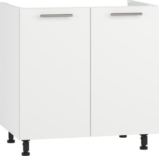 VENTO DK-80/82 szafka zlewozmywakowa front: biały mat