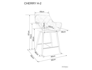 Półhoker Cherry H-2 Velvet