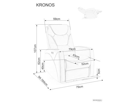 Fotel Kronos Velvet