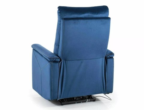 Fotel Neptun M Velvet z f. masażu