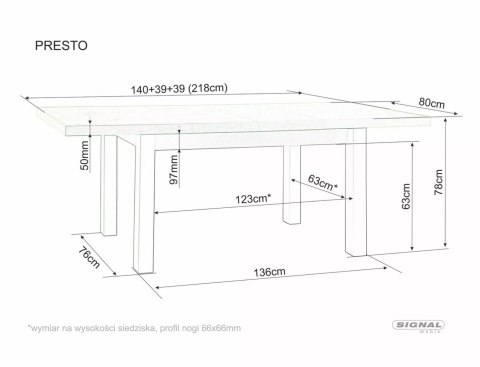 Stół Presto