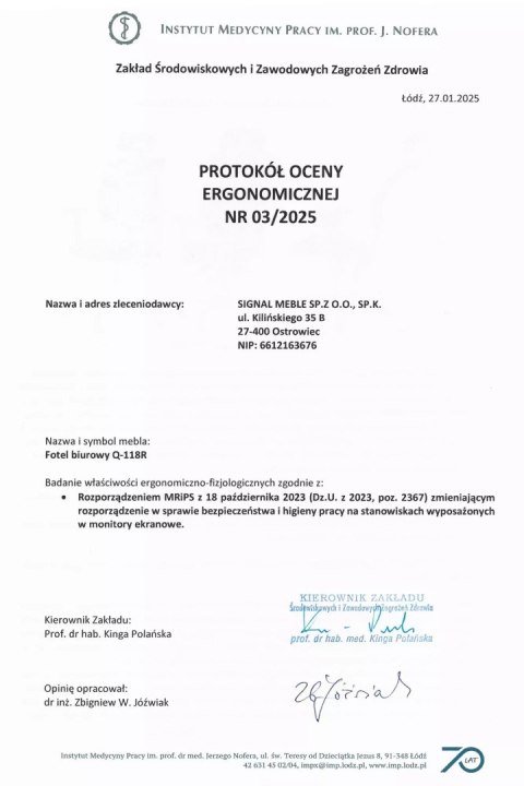 Fotel obrotowy Q-118R