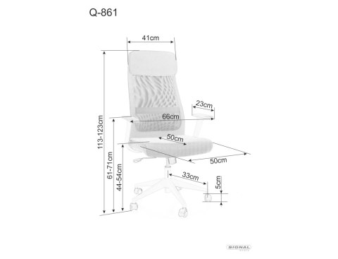 Fotel obrotowy Q-861 R