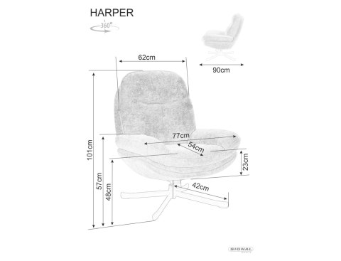 Fotel Harper