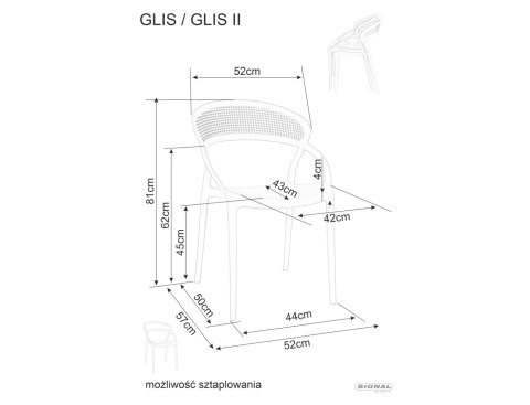 Krzesło Glis