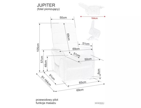 Fotel Rozkładany Jupiter M Brego