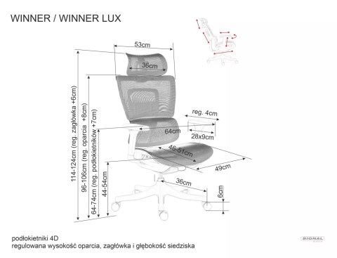 Fotel obrotowy Winner