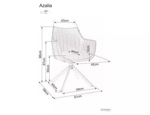 Krzesło Azalia Brego