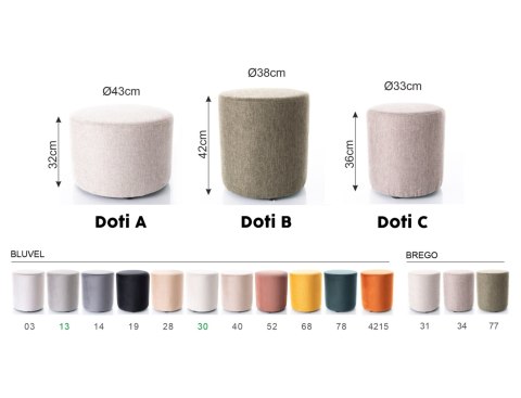 Puf Doti C Velvet