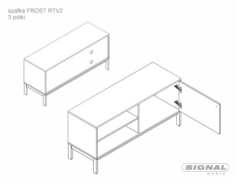 Szafka Rtv Frost RTV2