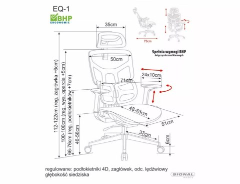 Fotel obrotowy Eq-1