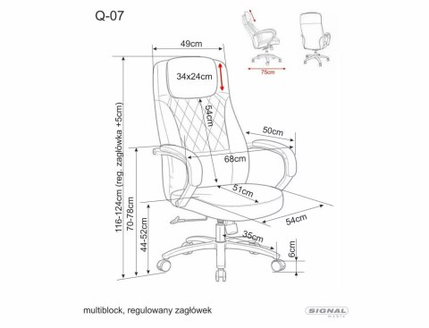 Fotel obrotowy Q-07
