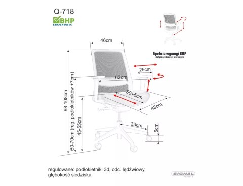 Fotel obrotowy Q-718