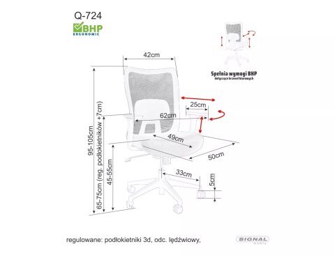 Fotel obrotowy Q-724
