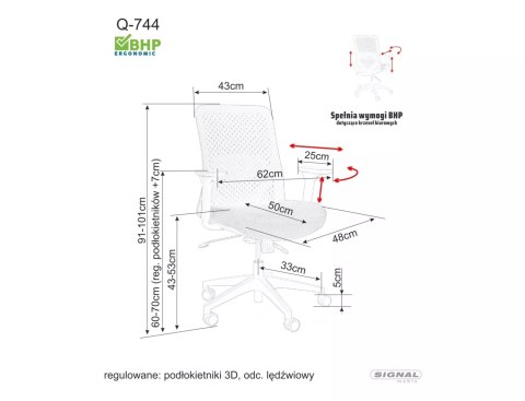 Fotel obrotowy Q-744