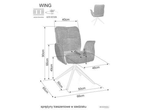 Krzesło Wing Brego