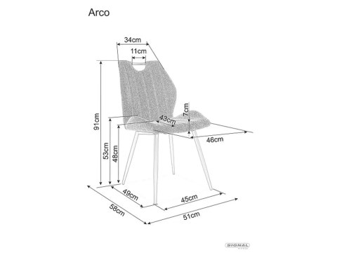 Krzesło Arco Brego