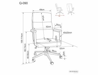 Fotel obrotowy Q-090