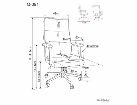Fotel obrotowy Q-091