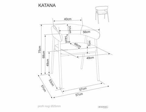 Krzesło Katana