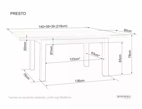 Stół Presto