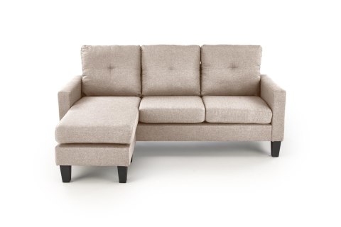 GERSON sofa z podnóżkiem beżowy