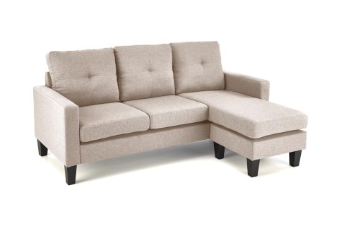 GERSON sofa z podnóżkiem beżowy