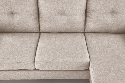 GERSON sofa z podnóżkiem beżowy