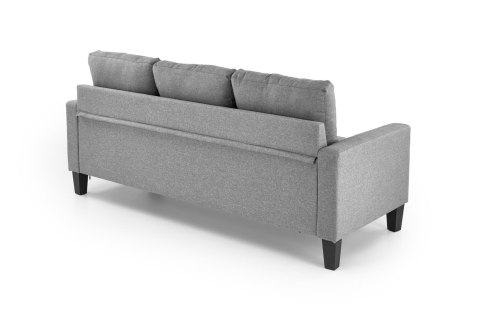 GERSON sofa z podnóżkiem popielaty