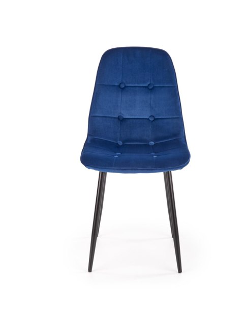 K417 krzesło granatowy velvet